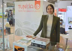 Sahar Charfi from Horchani Dattes an exporter of Tunisian dates
